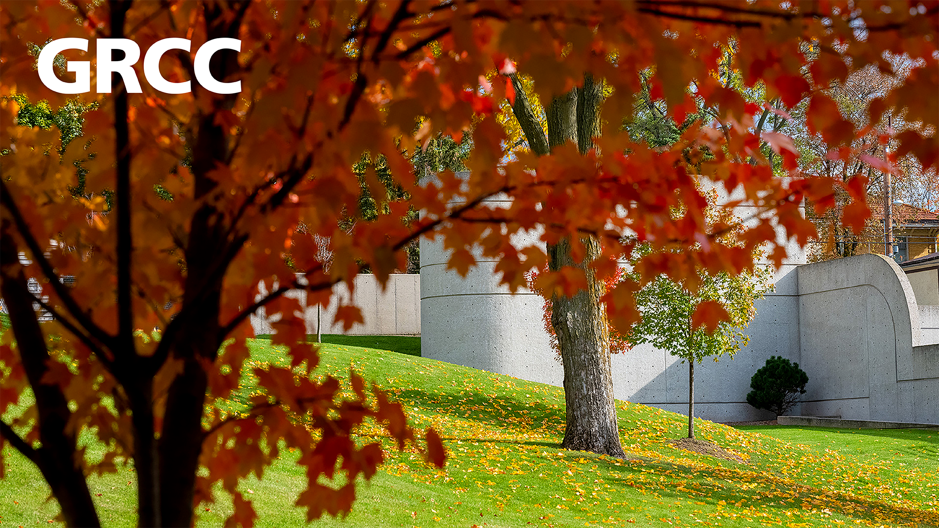 GRCC campus in the fall