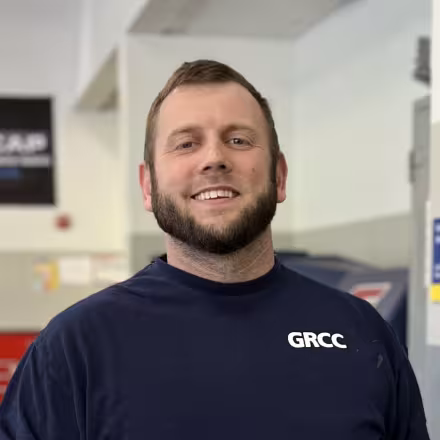 A person smiling.