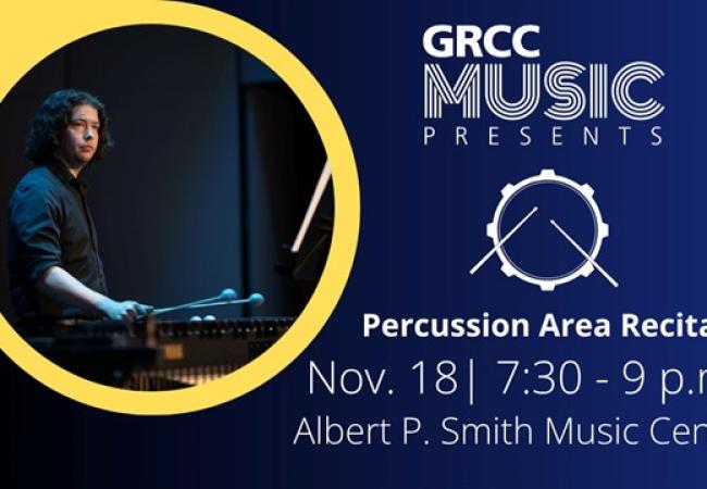 GRCC Music Fall Percussion Recital