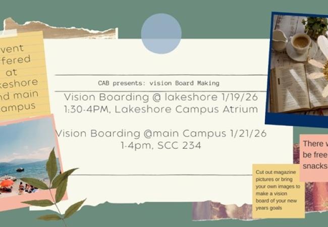 Vision Board Making at Lakeshore Campus 