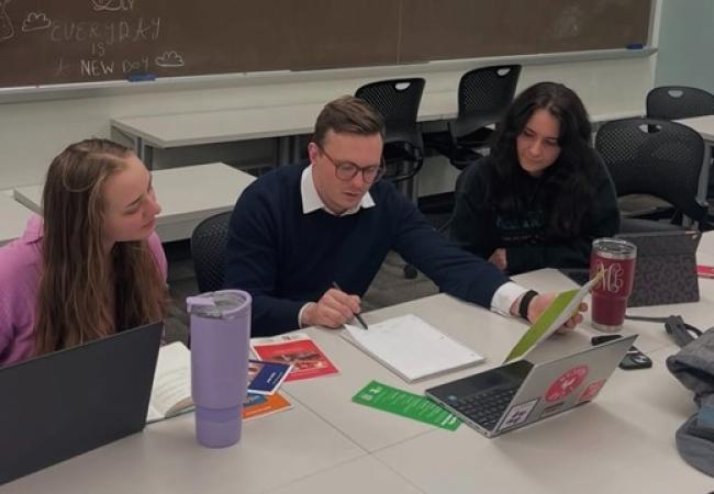 Meeting with GVSU advisors 