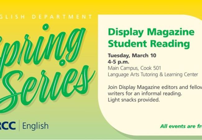 Display Magazine Student Reading