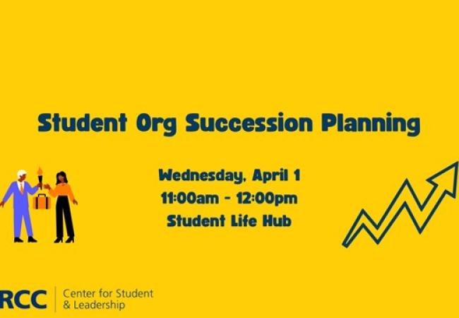 Student Org Succession Planning