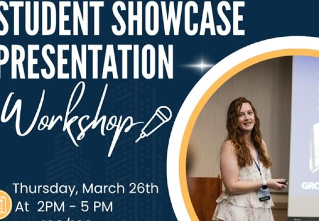 GRCC Student Showcase Presentation Workshop