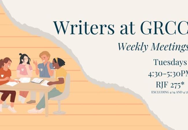 Writers at GRCC Weekly Meeting