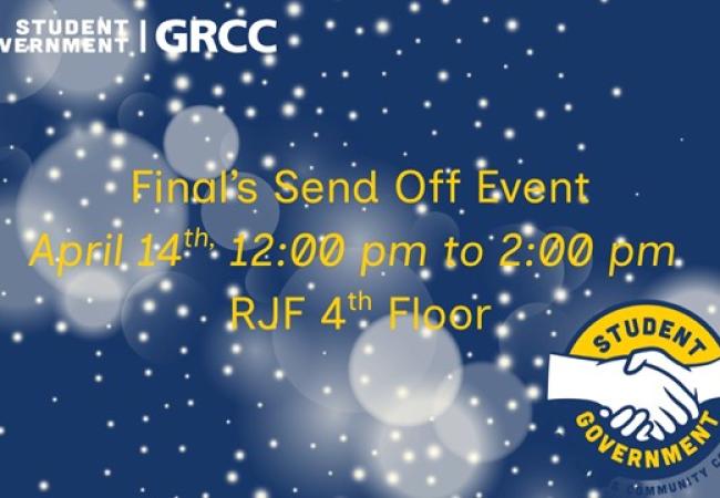 Final’s Send Off Event April 14th