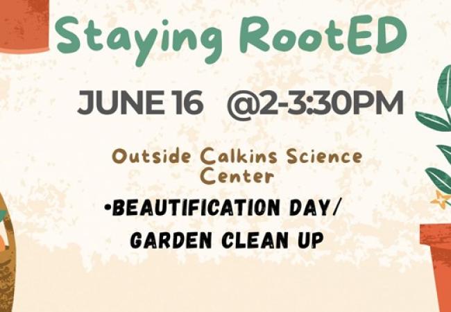 Beautification Day(Tending to the Garden)