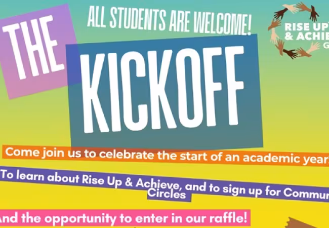 Rise Up & Achieve: The Kickoff