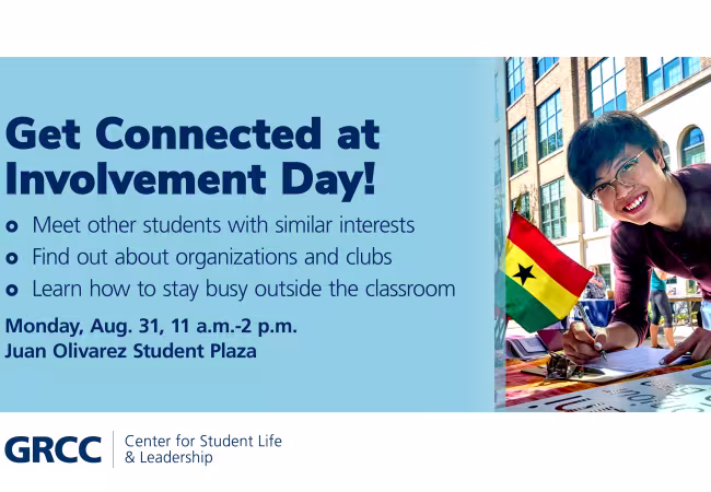Involvement day event flyer