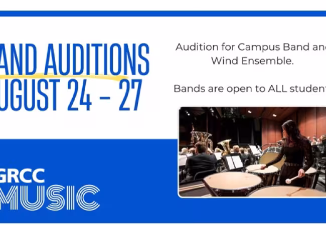 GRCC Music Band Auditions