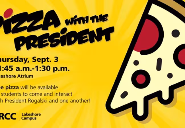 Pizza with the President - Lakeshore Campus