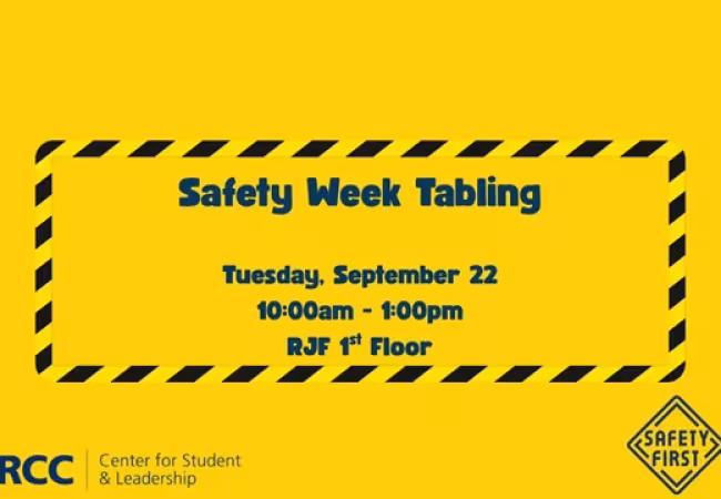 Safety Week Tabling
