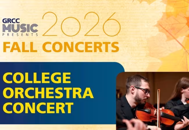 GRCC Music Presents: College Orchestra