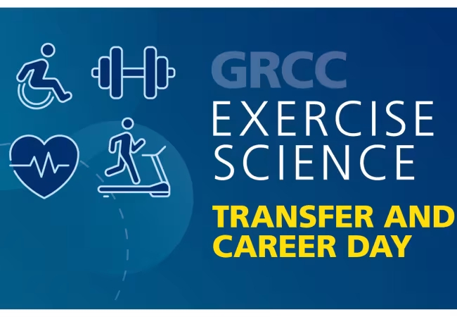 GRCC Excercise Science Transfer and Career Day Event Graphic