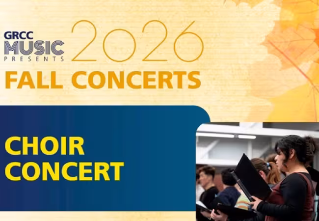 GRCC Music Presents: Choral Concert