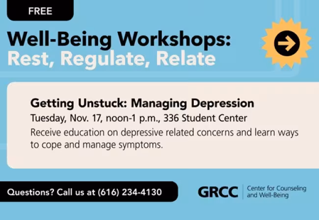 Getting Unstuck: Managing Depression