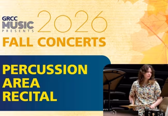 GRCC Music Presents: Percussion Area Recital
