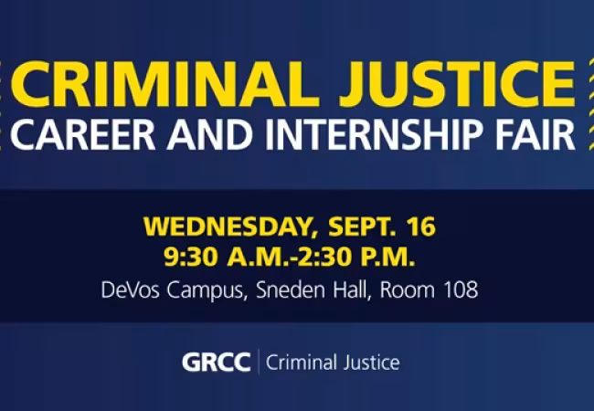 Criminal Justice Department Career & Internship Fair 