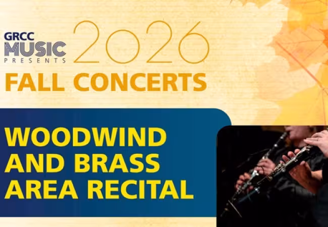 GRCC Music Presents: Woodwind & Brass Area Recital