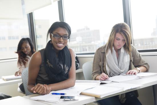 Students in classroom