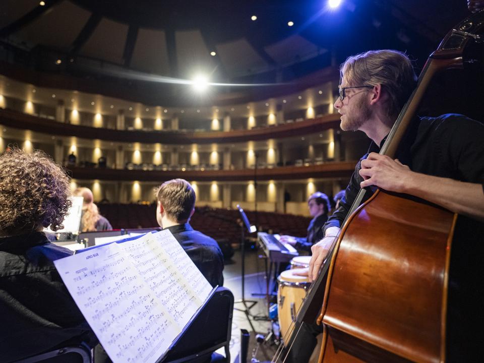 Music Rehearsal of the orchestra