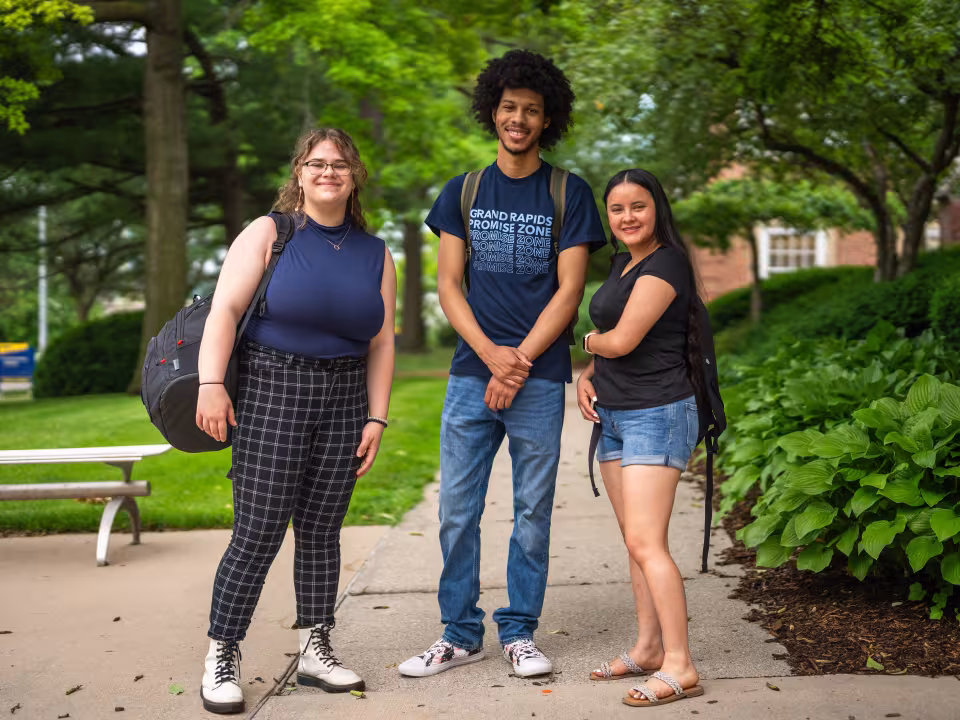 GRCC students on the DeVos Campus