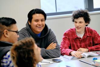 Students in a classroom