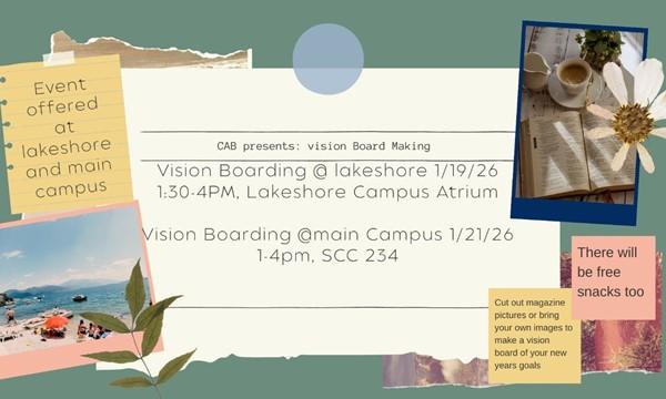 Vision Board Making at Lakeshore Campus 