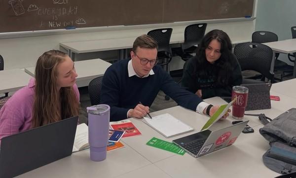 Meeting with GVSU advisors 