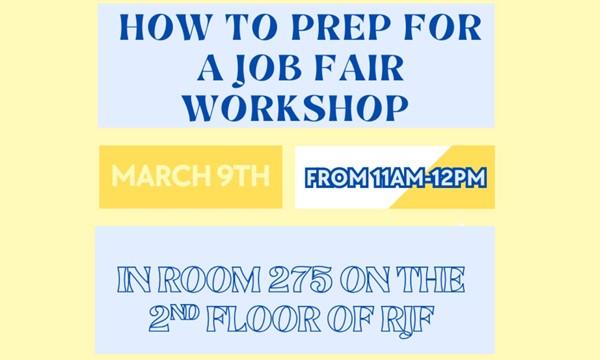 How to Prep for a Job Fair 