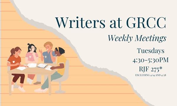 Writers at GRCC Weekly Meeting