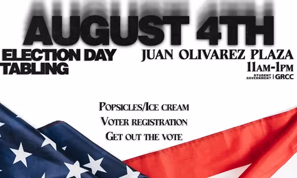 August 4th Election Day Tabling
