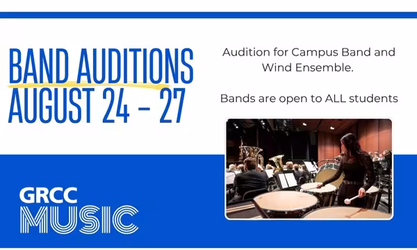 GRCC Music Band Auditions