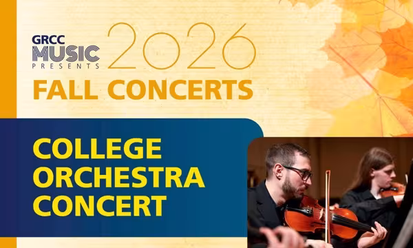 GRCC Music Presents: College Orchestra