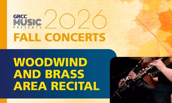 GRCC Music Presents: Woodwind & Brass Area Recital