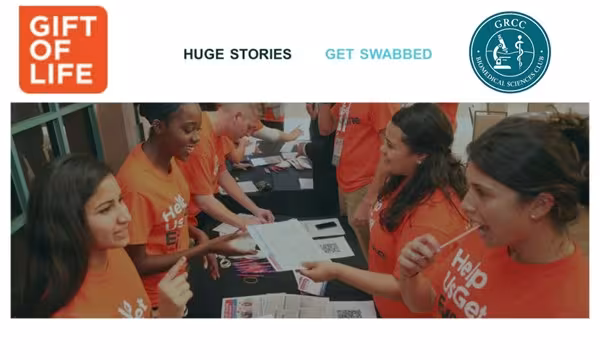 Gift of Life Swab Drive