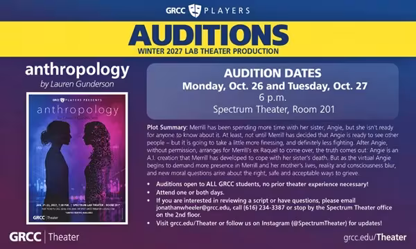 Auditions: anthorpology by Lauren Gunderson