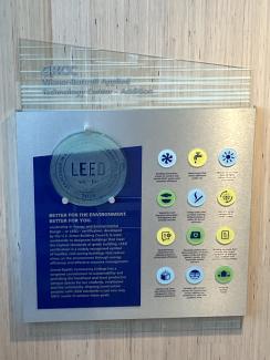 ATC LEED sign