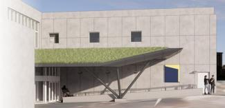 Ford Rec Center Canopy Construction 