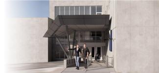 Ford Rec Center Canopy Construction 