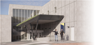 Ford Rec Center Canopy Construction 