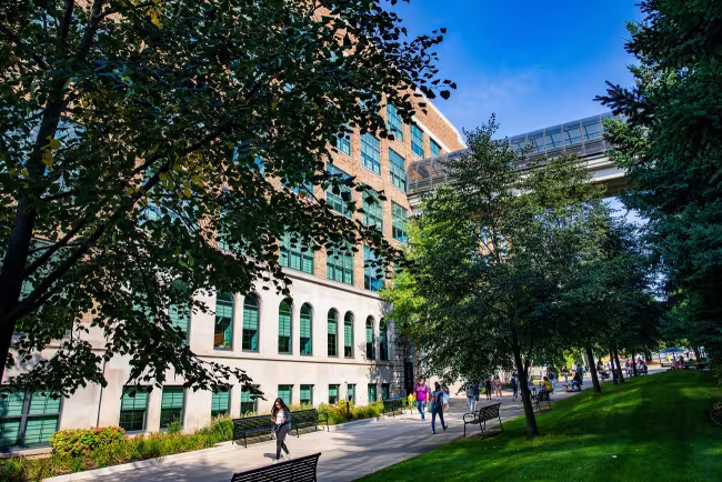 Outside of RJF Hall
