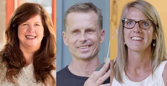 Lori Cook, Michael Michewicz and Michelle Richter.