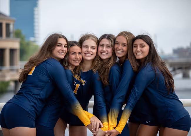 GRCC women's volleyball team members