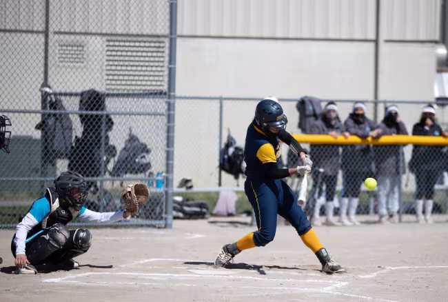 Alexis Nguyen at the plate.