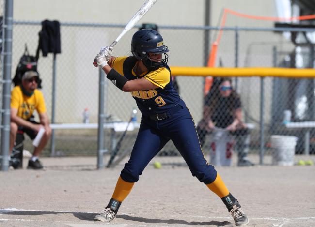 Alexis Nguyen at bat.