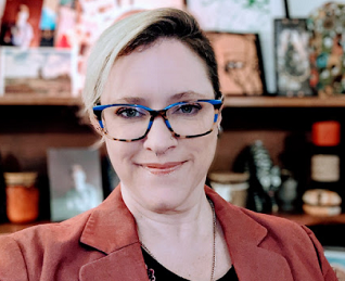 Portrait of Angela Shaffer.