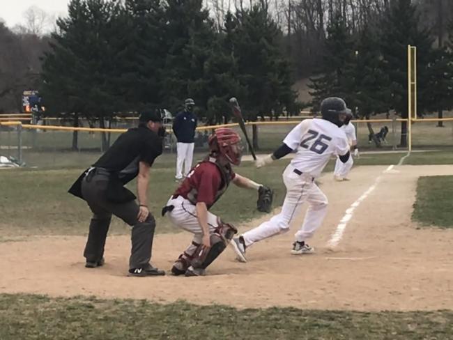 Fernando Calderone following through on a swing.