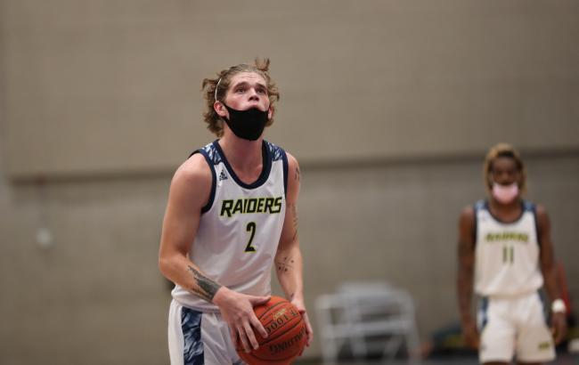 Brockton Kohler shooting a free throw.