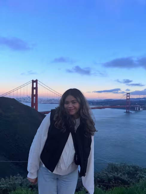 GRCC alumna Daisy Meza was recognized for her service as a student employee at GRCC's Lakeshore Campus in Holland.